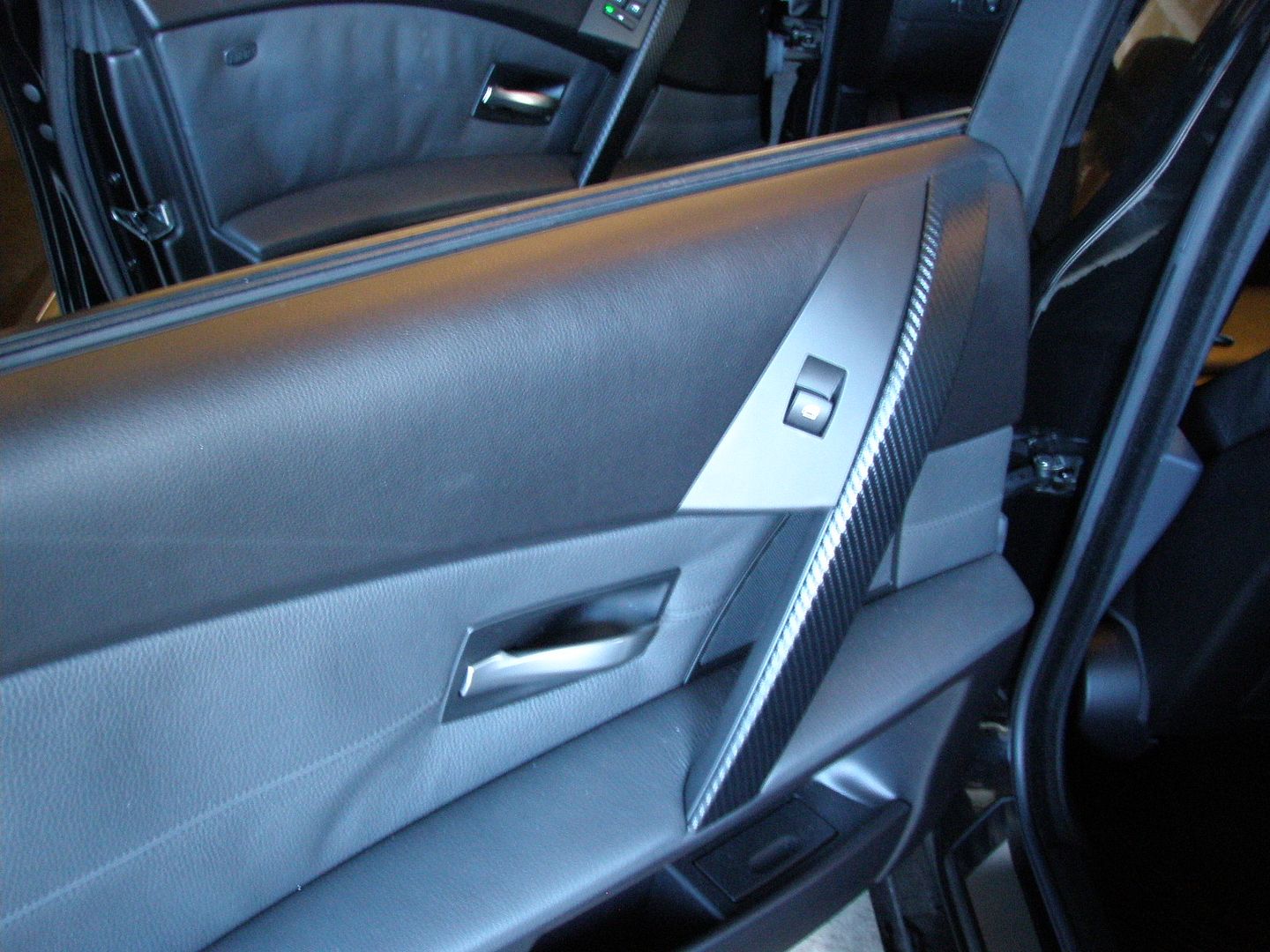BMW E60 550I carbon fiber interior wrapped in black Forums